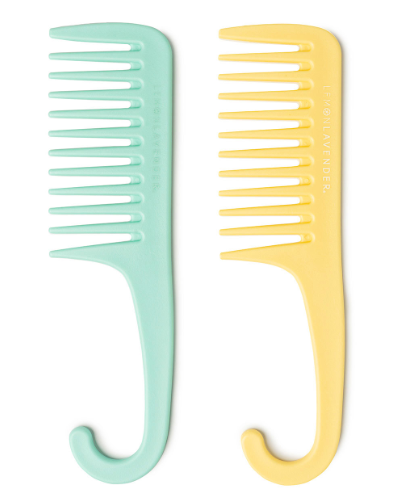 Lemon Lavender Knot Today Detangling Shower Comb, 2 Pack