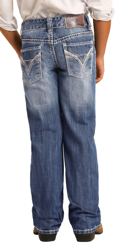 Rock & Roll Denim Boys Regular Fit Bootcut Jeans