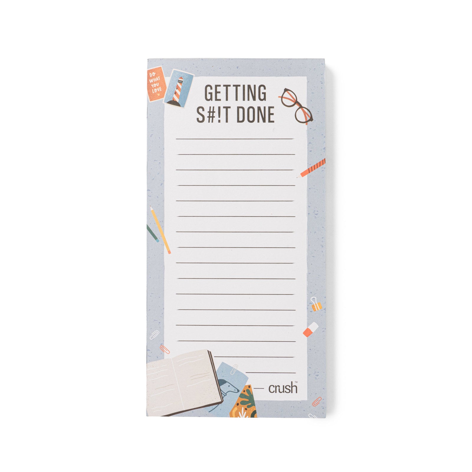 Crush Overachiever 100 Easy-Tear Sheets To-Do List Notepad