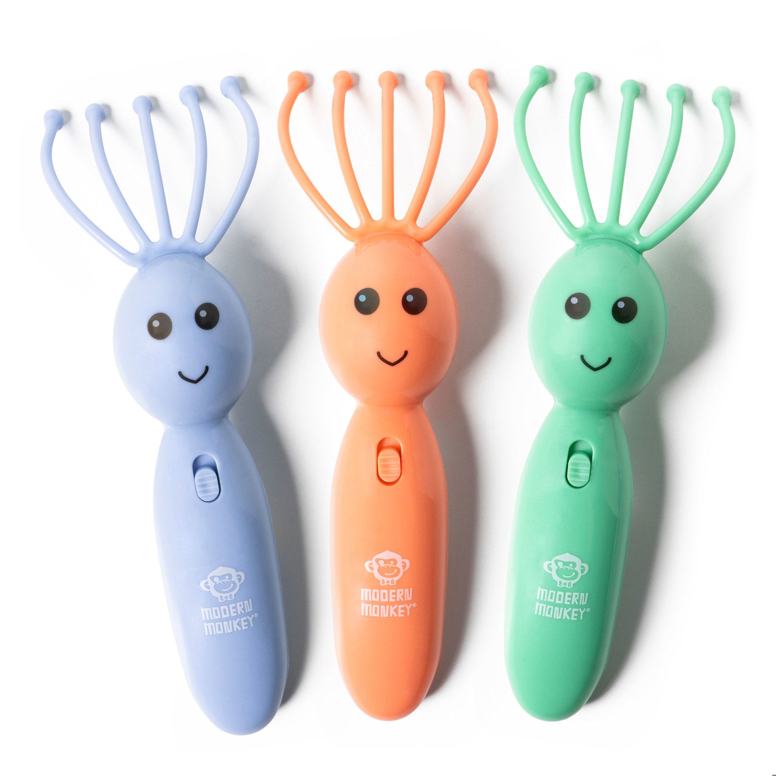 Modern Monkey Shrimp Scalpi Vibrating Head Massager- Battery Operated