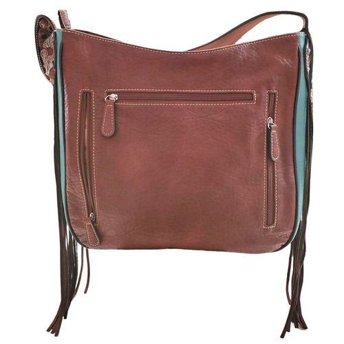 Ariat Womens Concealed Carry Leather Shoulder Bag (Brown)