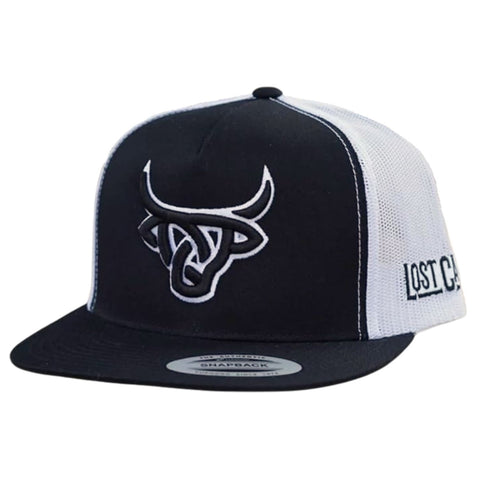 Lost Calf Mens Zika Flat Bill Adjustable Snapback Cap Hat