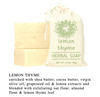 Greenwich Bay Trading Co. Herbal Soaps in a Sack, 6.4oz, Lemon Thyme, 2 Pack