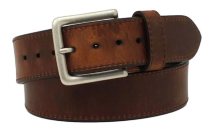 HD Xtreme Mens Brown Genuine Leather Belt, 36
