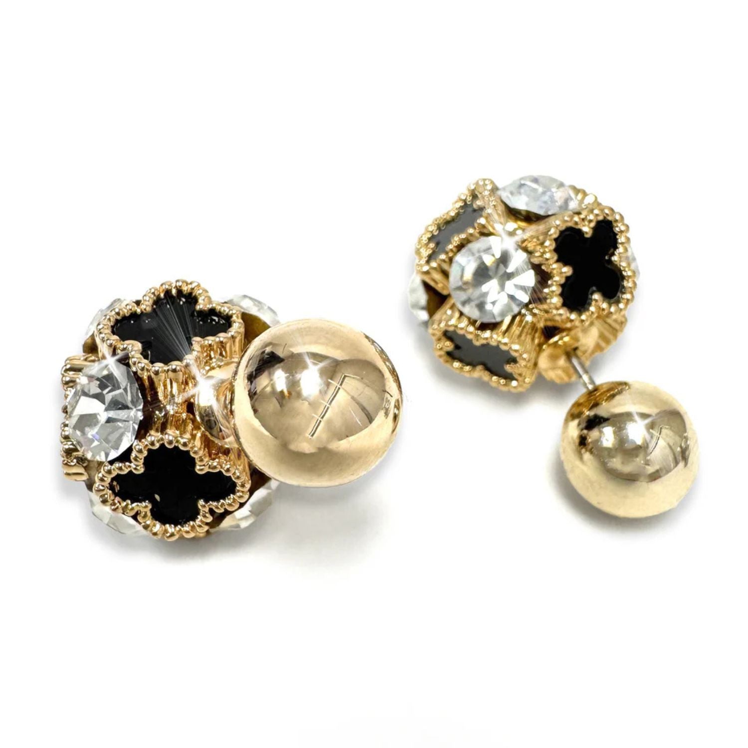 Jacqueline Kent Double Bubble Clover Earrings