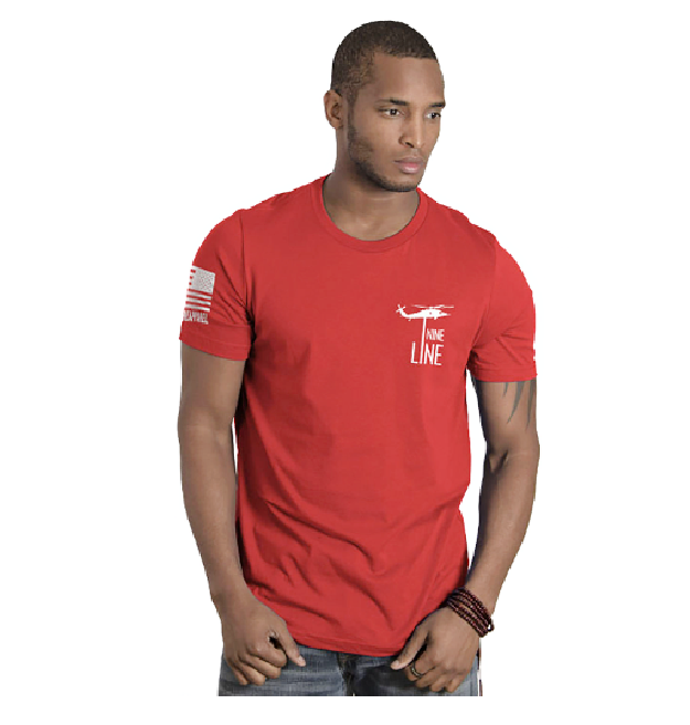 Nine Line Men's 'RED Remember Everyone Deployed' 100% Cotton T-Shirt