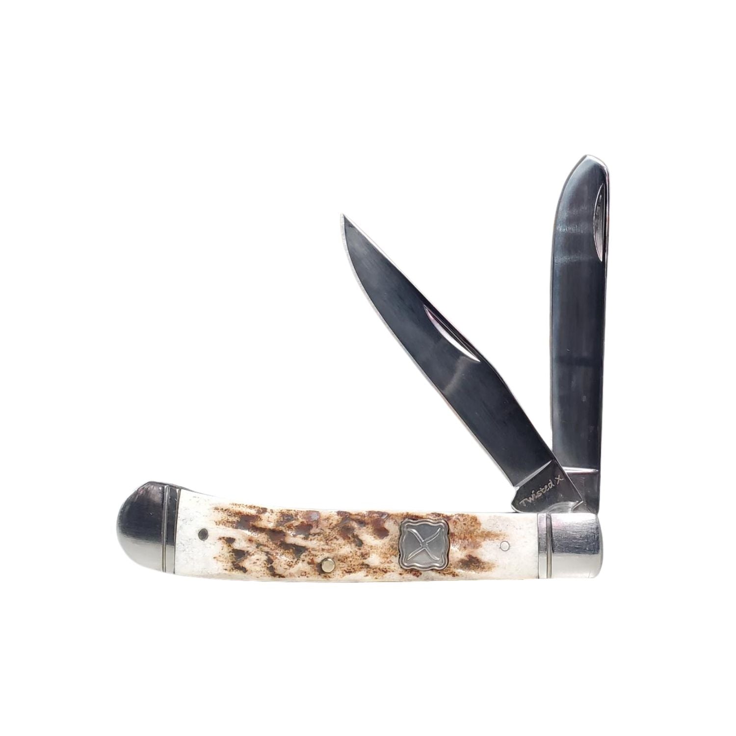 Twisted X Stainless Steel Double Blade Trapper Knife