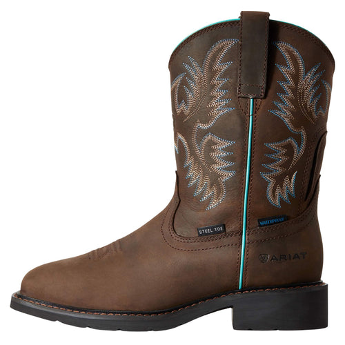 Ariat Womens Krista Waterproof Steel Toe Work Boot