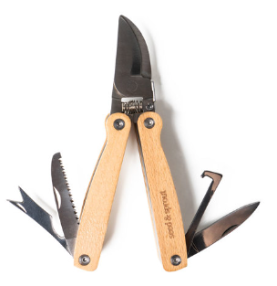 Seed and Sprout 6 in 1 Trimmer, Pruning Shears, Straight, Sickle, Forked, Serrated Blades and Container Opener