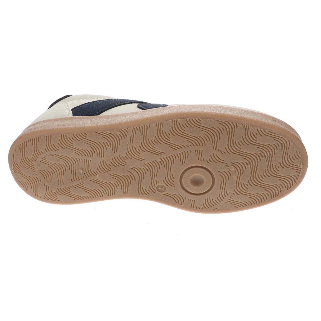 Very G Womens Retro Lace Up Platform Slip On Throwback Sneaker, Beige