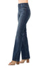 Judy Blue Womens High Waist Vintage Pull On Slim Boot Denim Jeans