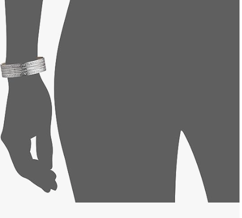 Lucky Brand Jewelry Hammered Cuff Bracelet, Silver