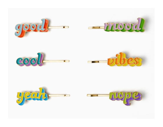 Olivia Moss Message Received Hair Pins