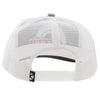 Hooey Mens Suds Adjustable Snapback Cap Hat (Grey/White)