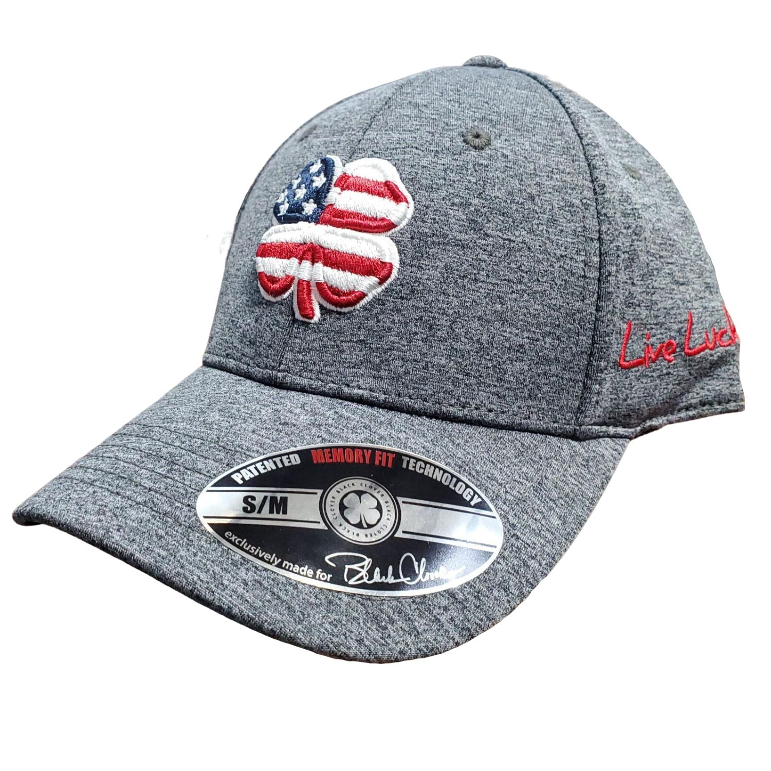 Black Clover USA Heather Memory Fit Cap Hat