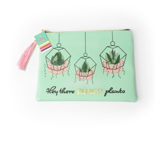 Olivia Moss Plant Perfection Cosmetic Make Up Bag, Aloe Gorgeous, Fancy Plants