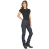 Kimes Ranch Womens Betty Mid Rise Denim Jeans, Dark Indigo