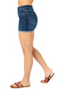 Judy Blue Womens High Waist Tummy Control Cool Denim Shorts