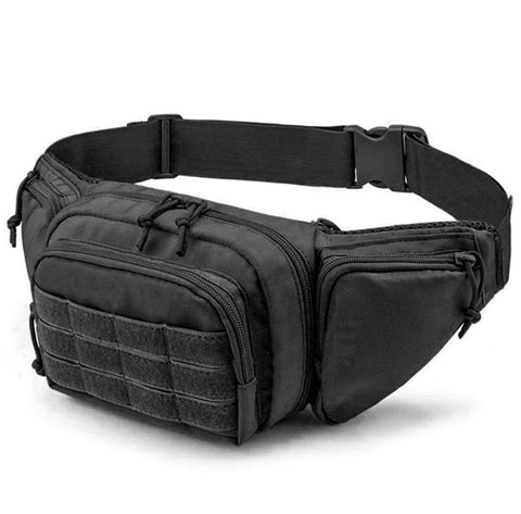 Roma Leathers Tactical Waist Pack, Pistol Conceal Carry Fanny Pack with Holster