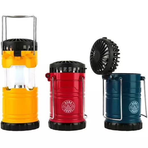 Bunkhouse Firefly 2-In-1 Rechargeable Lantern & Fan