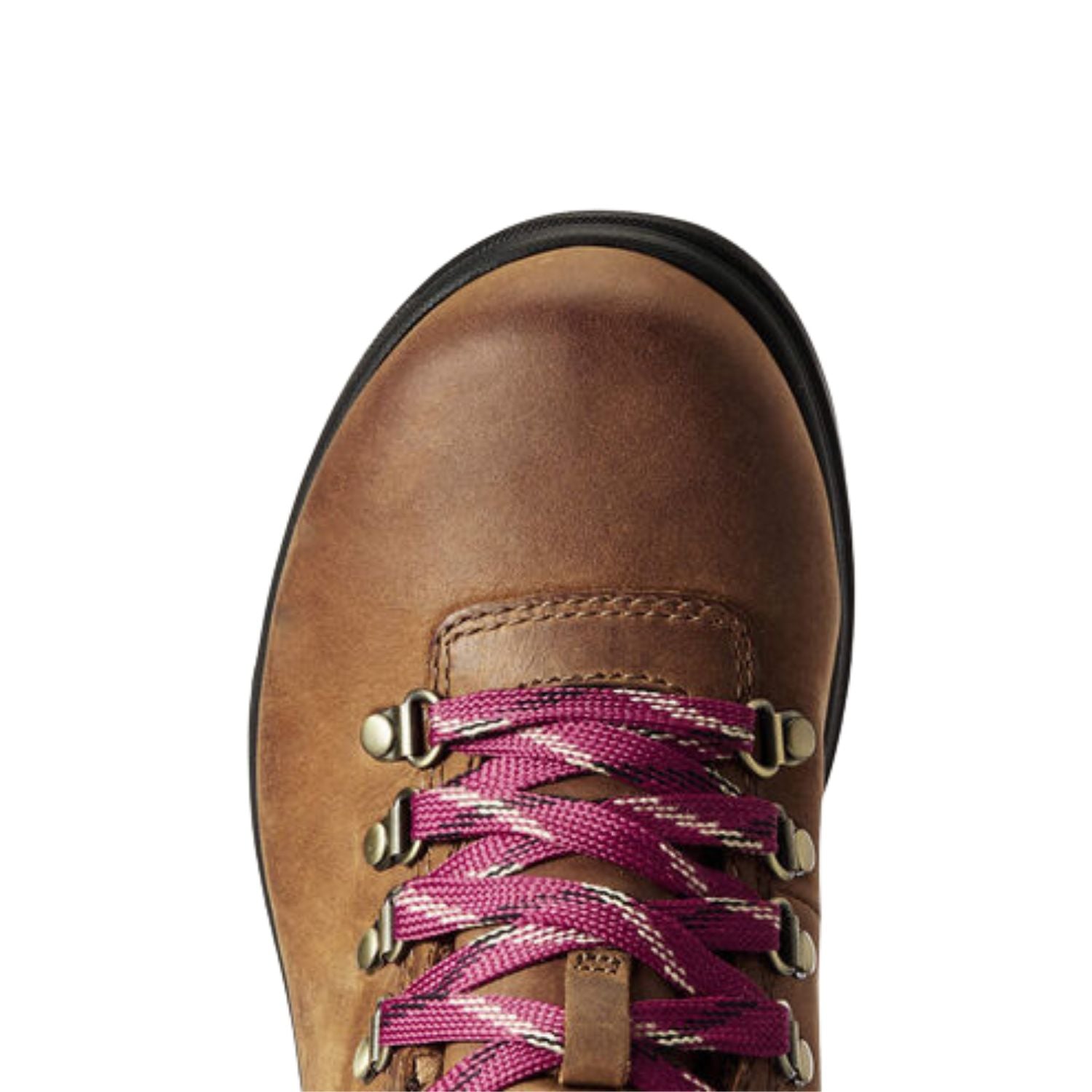 Ariat Womens Barnyard Lace H2O Waterproof Boot, Weathered Brown