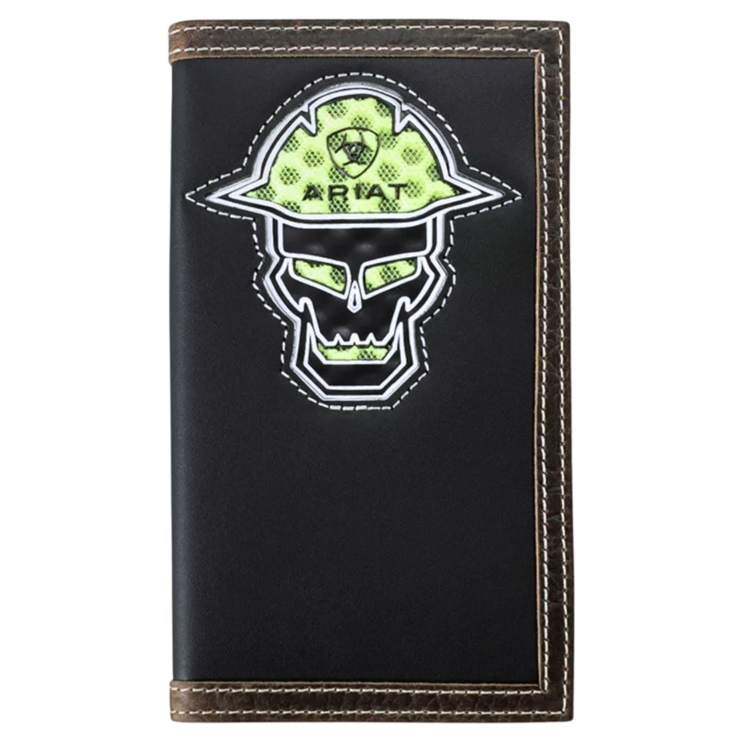 Ariat Work Mens Workman VentTEK RFID Mesh Interior Rodeo Checkbook Wallet