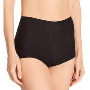 TC Fine Intimates Womens Cotton Comfort Boy Short Panties, Black