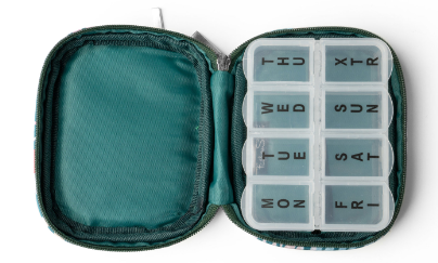 Wellness Keeper Zippered Pill & Vitamin Case