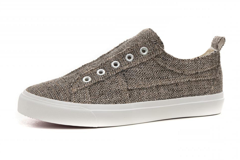 Corkys Women's Babalu Casual Slip On Fashion Sneaker (Brown Tweed, 11)