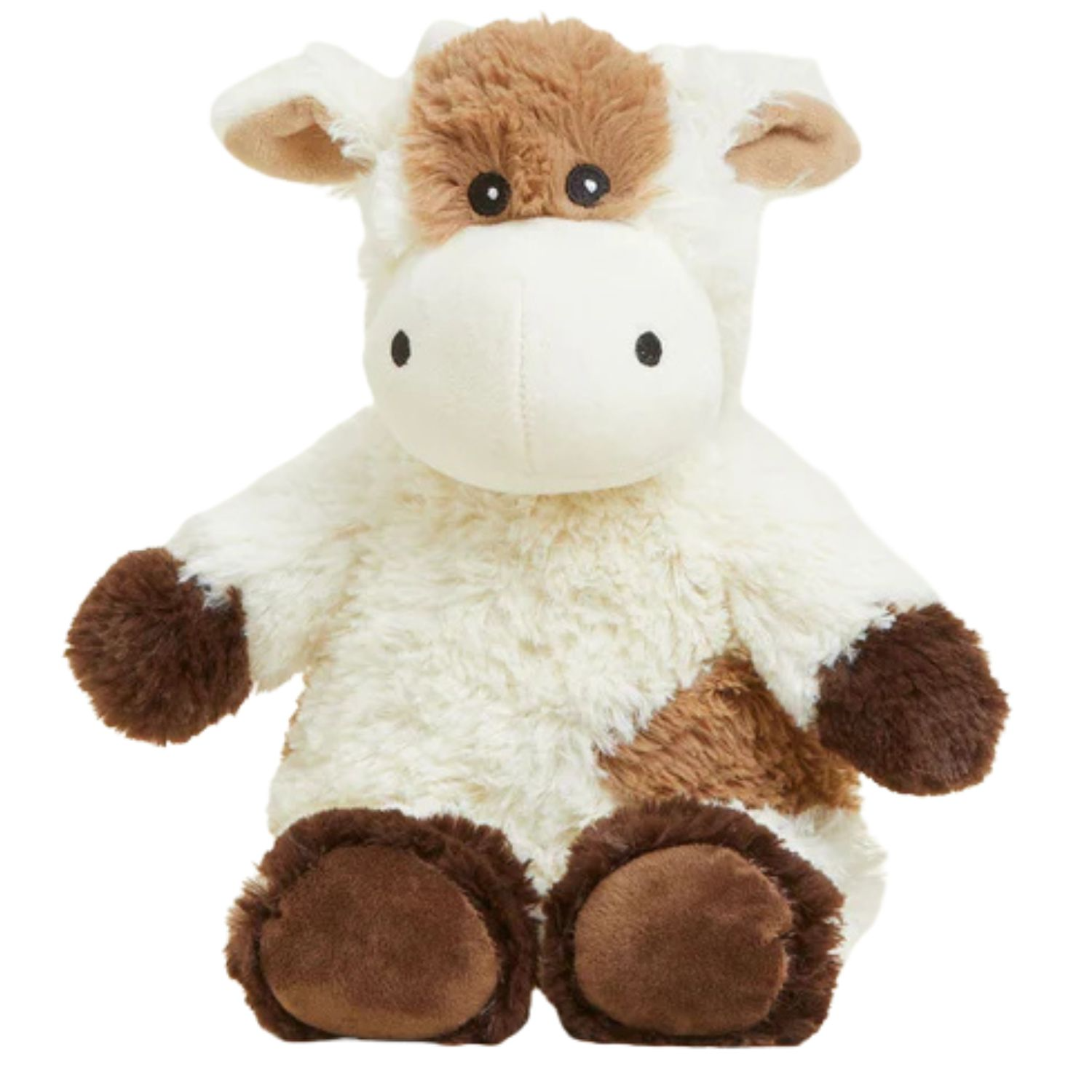 Warmies Heatable Lavender Scent Cozy 13" Plush, Brown Cow