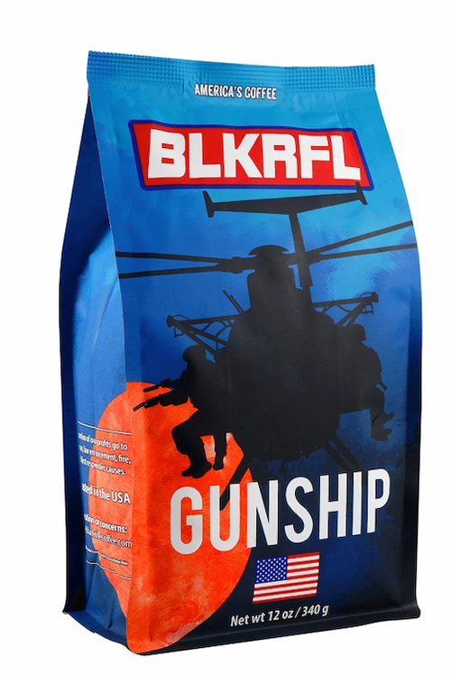 Black Rifle Coffee Company, Gunship, Light Roast, Ground, 12 oz Bag