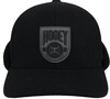 Hooey Mens "Out Cold" Wool with Ear Flap Flexfit Hat Cap, Black