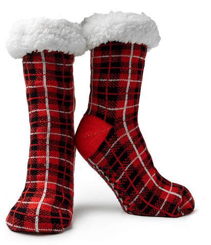 Two Left Feet Mistletoes Slipper Socks