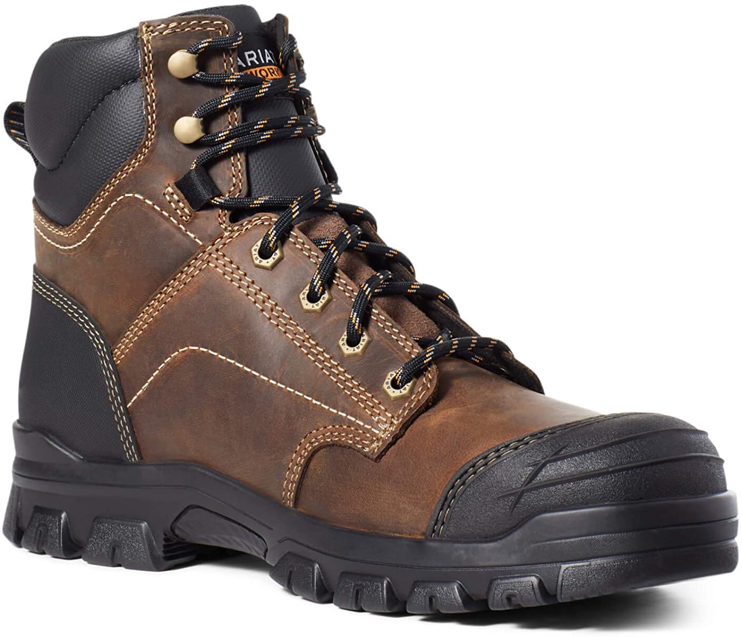 Ariat Mens Treadfast 6" Steel Toe Electrical Hazard Work Boot