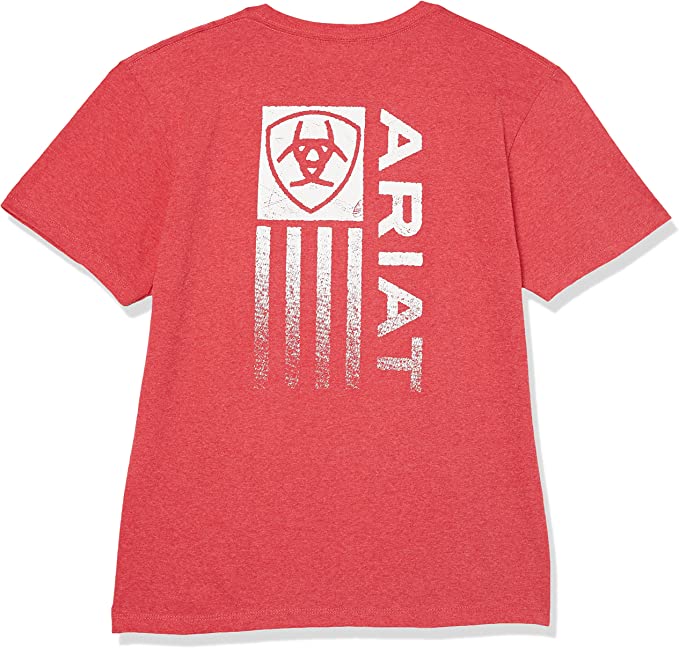 Ariat Youth Boys Minimalist Flag Short Sleeve T-Shirt
