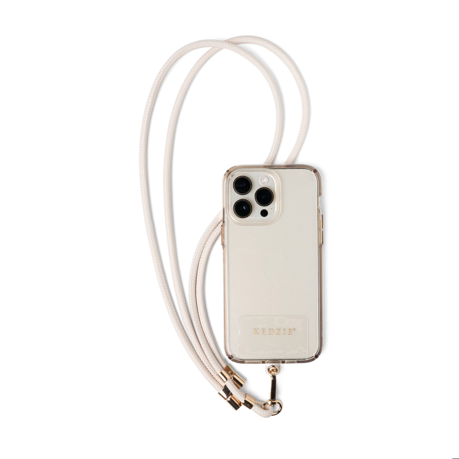 Kedzie Womens Soft Vegan Leather Smartphone Crossbody Lanyard