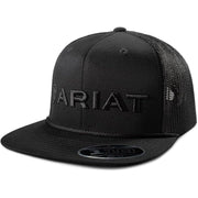 Ariat Mens 3D Embroidered Logo Adjustable Snapback Cap Hat