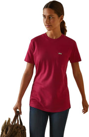 Ariat Womens Rebar Cotton Strong Short Sleeve T-shirt