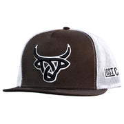 Lost Calf Mens Charolais Flat Bill Adjustable Snapback Cap Hat