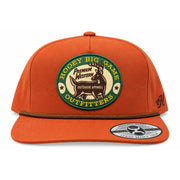 Hooey Men's Big Game Outfitters Deer Rope Snapback Hat, Burnt Orange