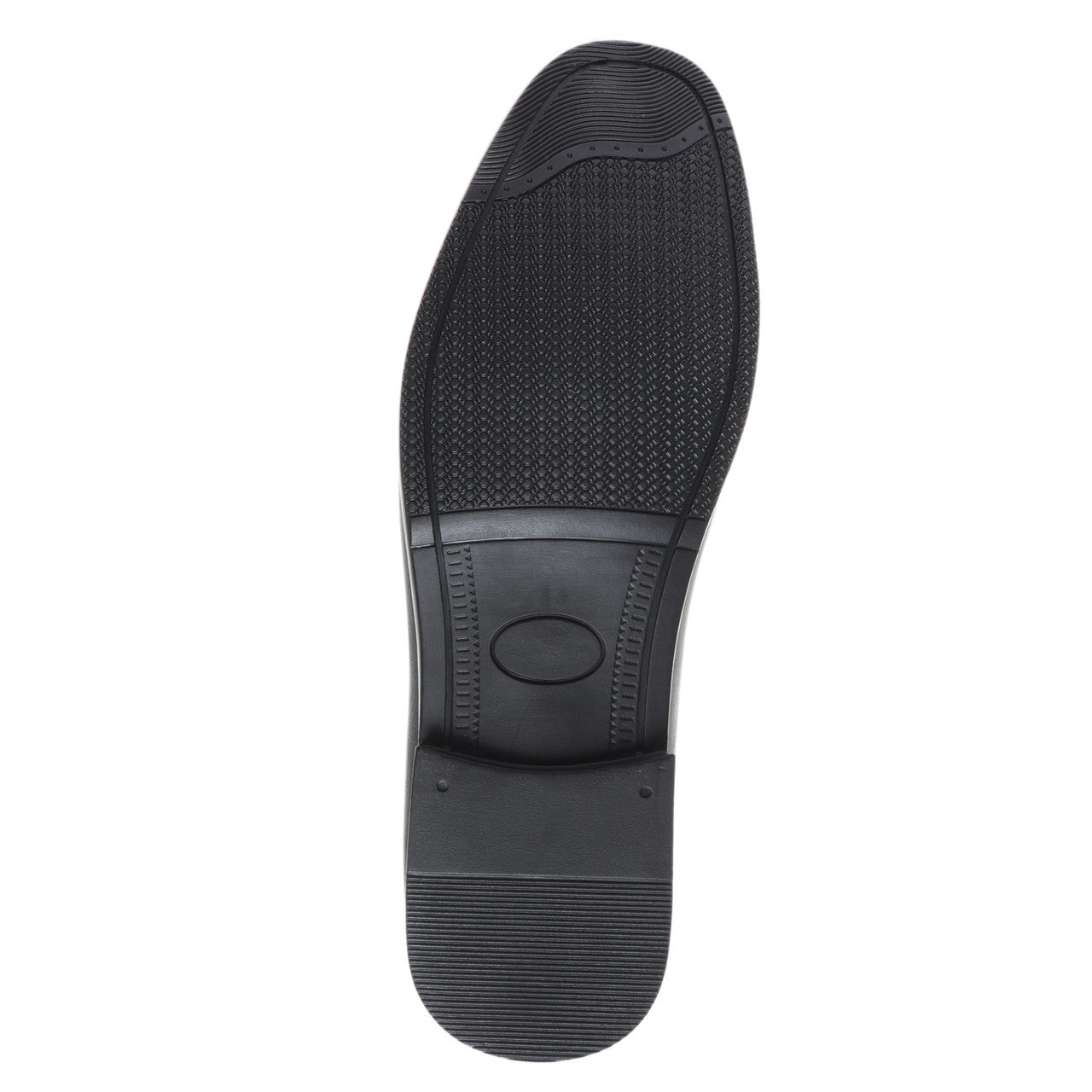 Marco Ferrara Mens Tripp-1 PU Leather Slip On Moccasin Casual Dress Shoes- Black