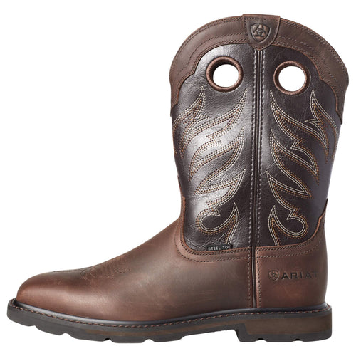 Ariat Mens Groundwork Wide Square Steel Toe Work Boot