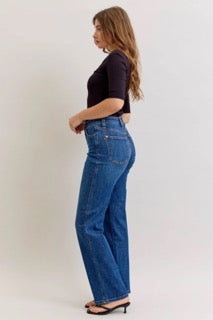Judy Blue High Waist Tummy Control Straight Denim Jeans