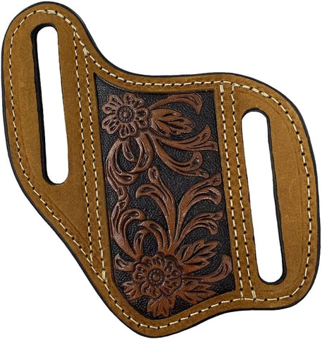 Ariat Womens Tooled Cross Pattern Western Leather Belt
