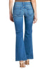 Cello Womens Mid Rise Flare Leg Denim Jeans