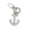 Jacqueline Kent Crystal Anchor Purse Charm Keychain