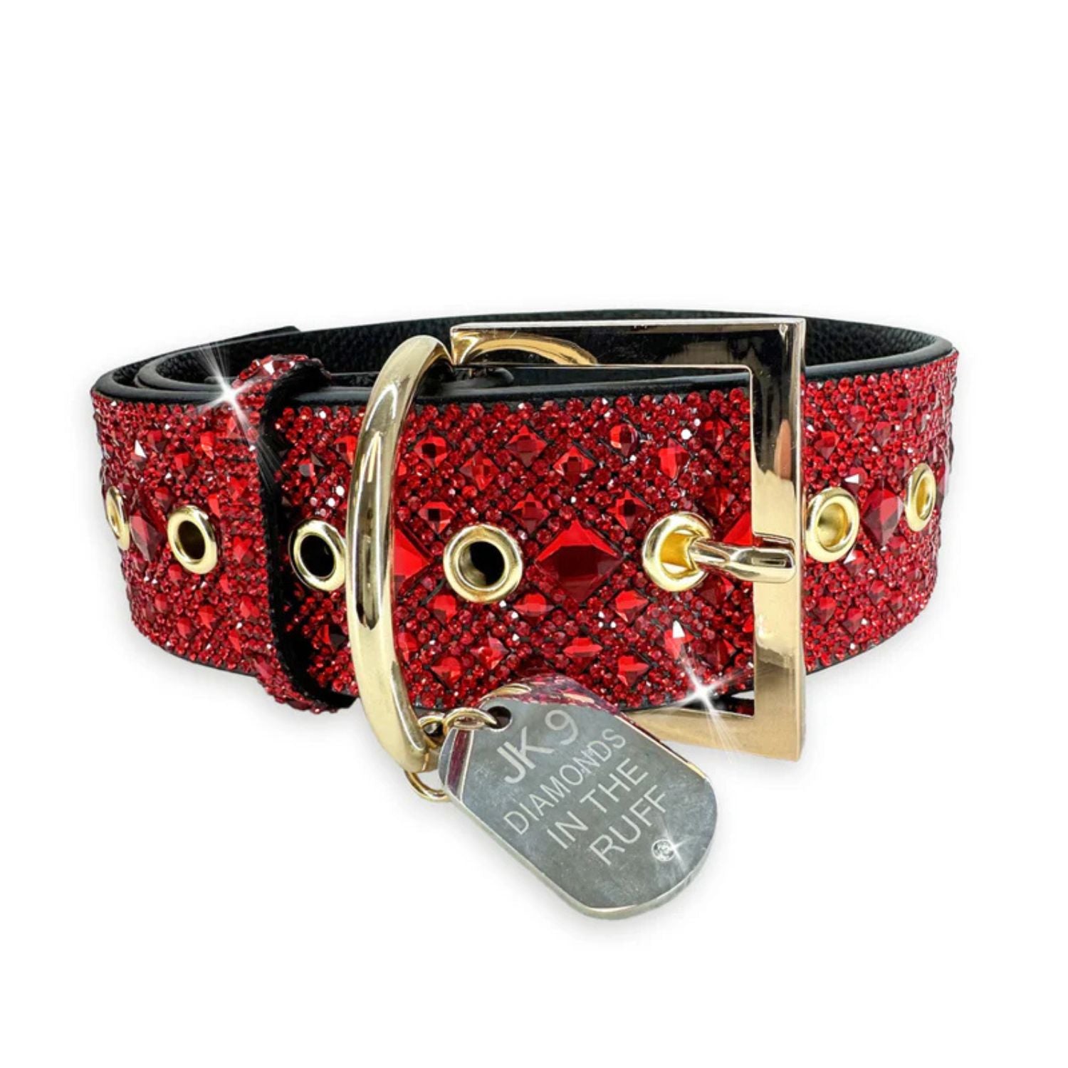 Jacqueline Kent Crystal Embellished Dog Collar, Large