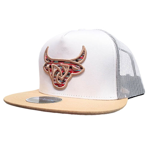 Lost Calf Mens Mixteca Flat Bill Adjustable Snapback Cap Hat