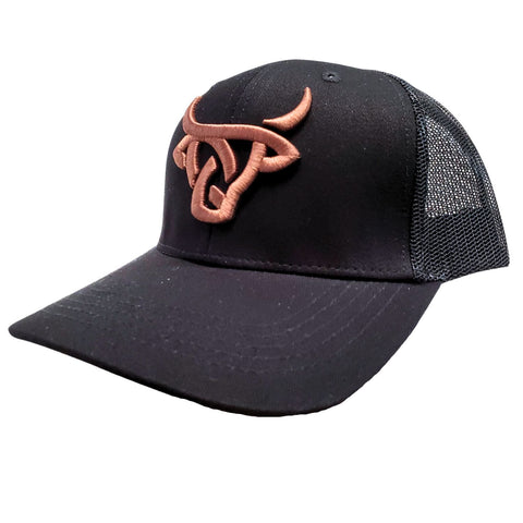 Lost Calf Mens Maya Flat Bill Adjustable Snap back Trucker Hat