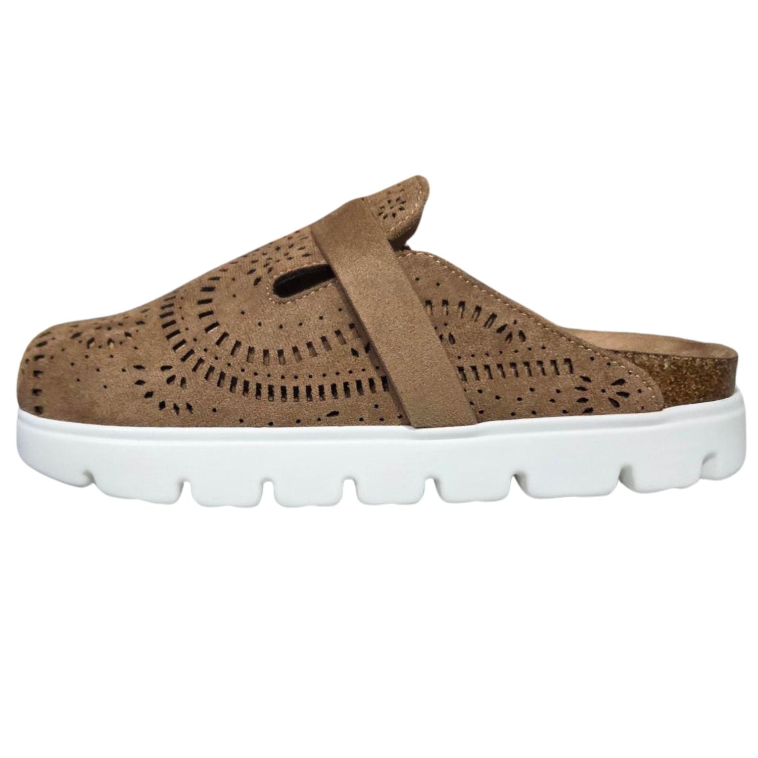 Very G Womens Lulu Dyecut Suede Mule Slip On Shoes